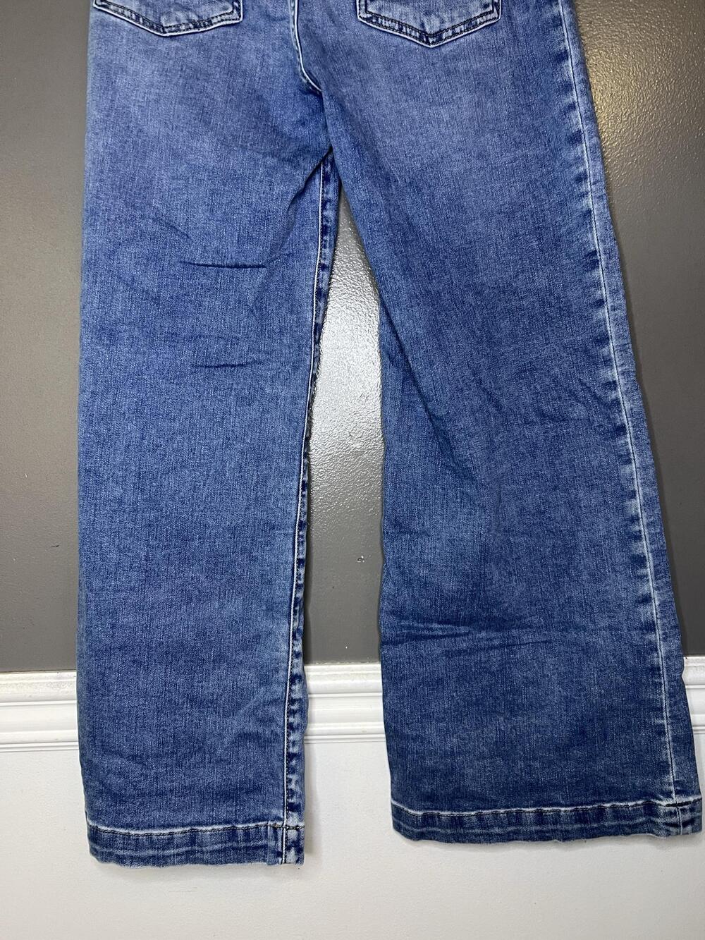 KUT From The Kloth Meg High Rise Wide Leg Jeans Womens 6L Medium Wash Blue Denim - Picture 6 of 9